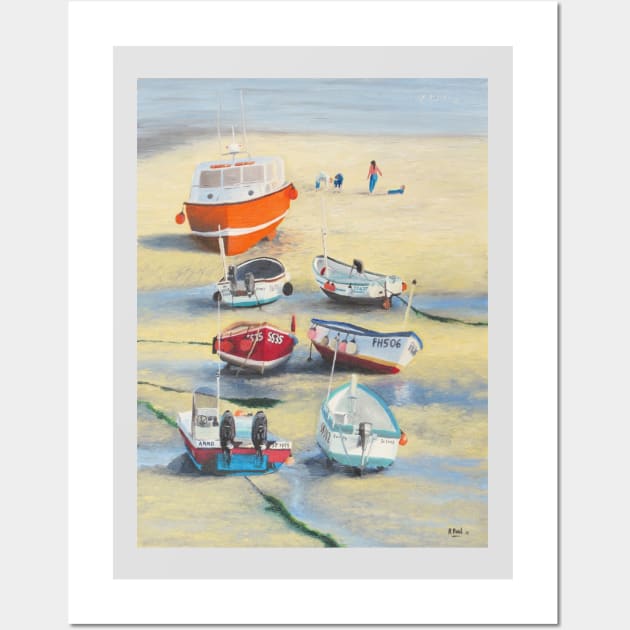 Low Tide, St Ives Wall Art by richardpaul